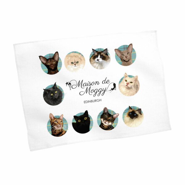 Maison de Moggy Family Tea Towel (web order)