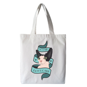 No Hair Don't Care Tote Bag