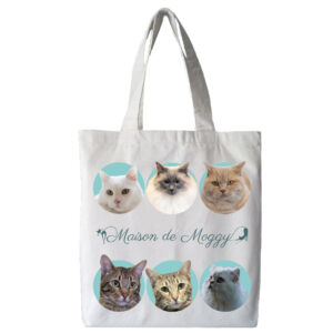 Maison de Moggy Furry Family Tote Bag Side 1